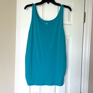 NWOT fitted teal Old Navy Maternity ribbed tank top size XXL